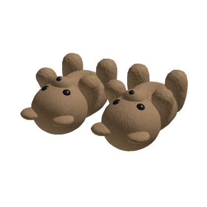 🍀Cute Bear House Shoes (Brown)