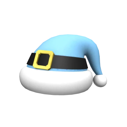 Blue Santa Hat