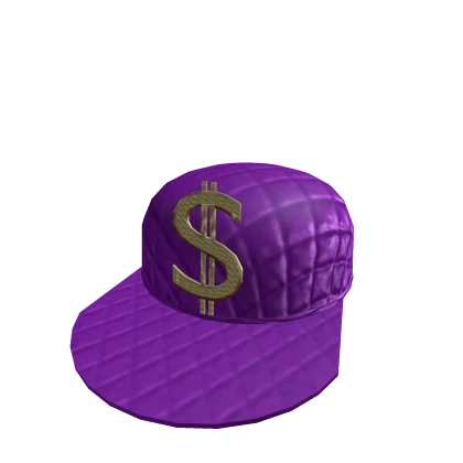 Gold and Purple Baseball Hat 