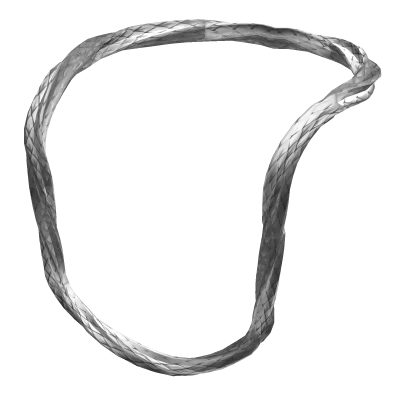 Spiral Silver Chain