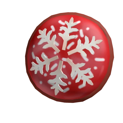 Red Snow Cookie