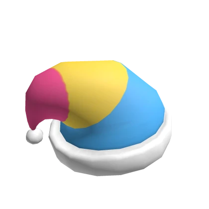 Pansexual Santa Hat