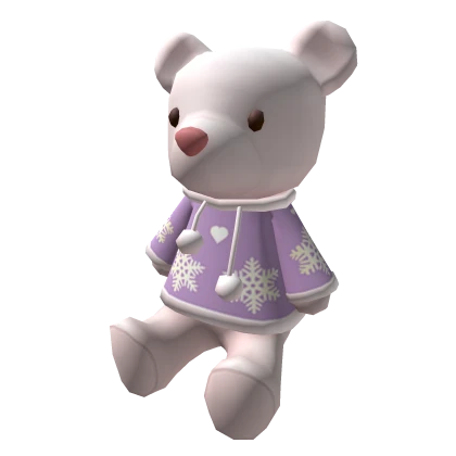 Christmas Polar Teddy Purple