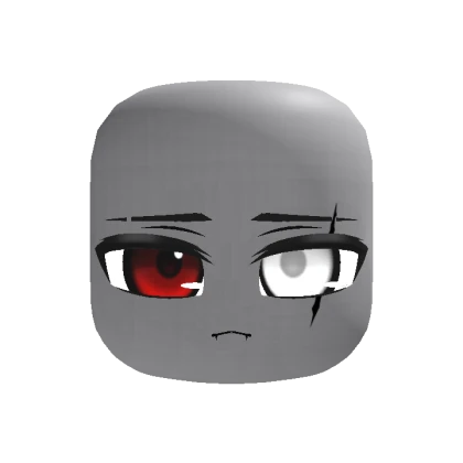 Animated Vampire Cat Anime Face - Red