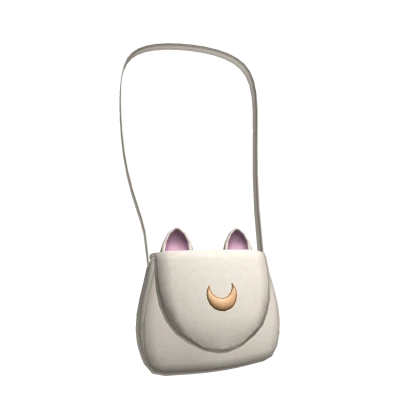 Mooncat Purse White