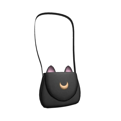 Mooncat Purse Black