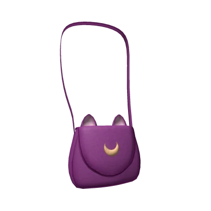 Mooncat Purse Purple