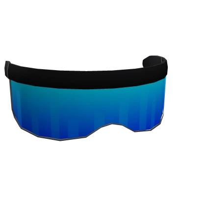 Blue Neon Visor