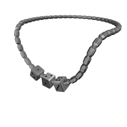 Silver Dice Necklace