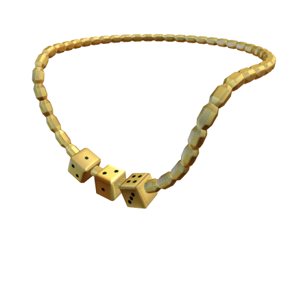 Golden Dice Necklace