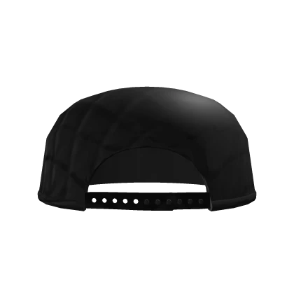 Black Backwards Flatbrim Cap