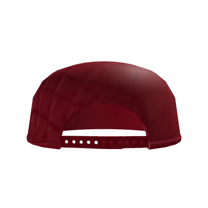 Red Backwards Flatbrim Cap