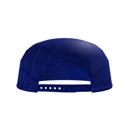 Blue Backwards Flatbrim Cap