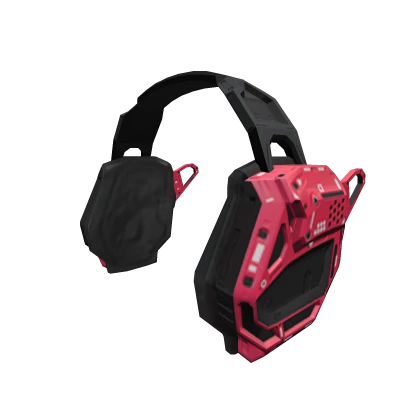 Red Mecha Gamer Headphones