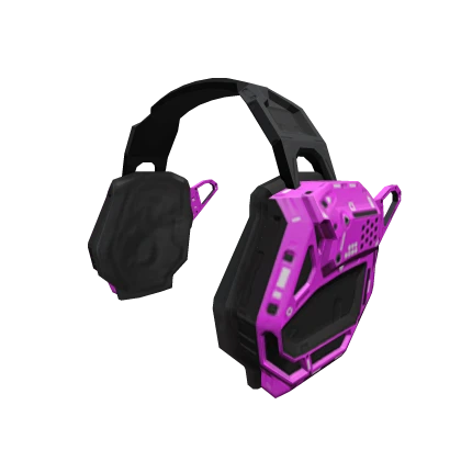 Pink Mecha Gamer Headphones