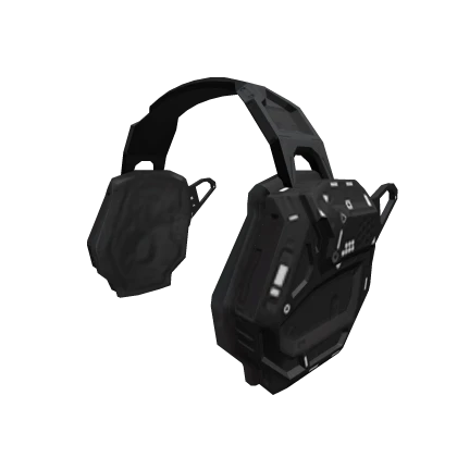 Black Mecha Gamer Headphones