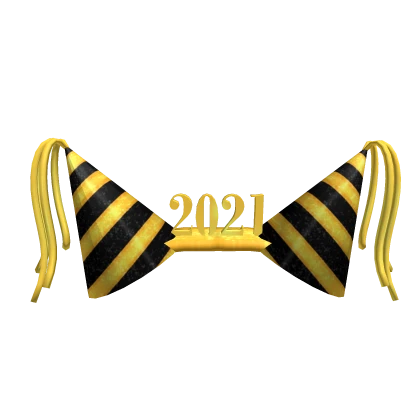 2021 New Years Gold Party Hat