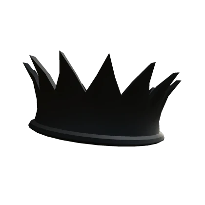 Black Tilted Crown