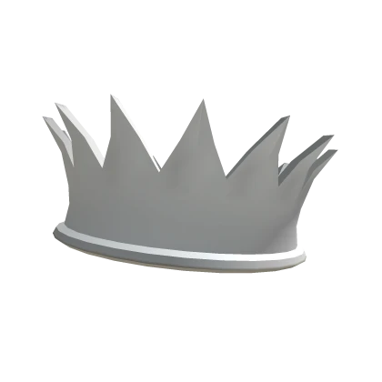 White Tilted Crown