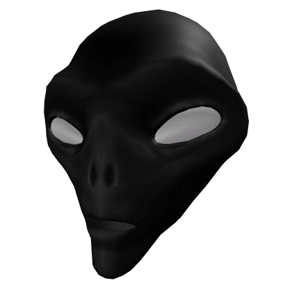 Oversized Dark Alien Head