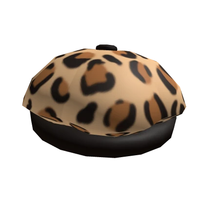 Leopard Print Beret