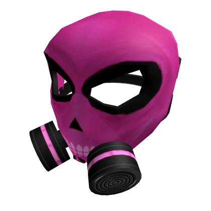 Pink Skull Gas Mask