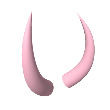 Light Pink Demonic Horns