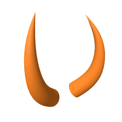 Orange Demonic Horns