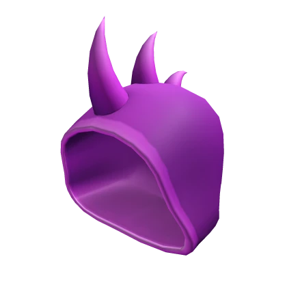 Purple Spiked Hood