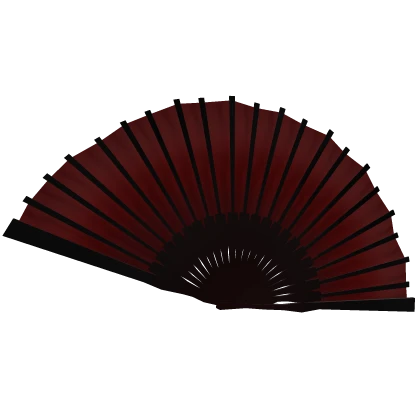 Crimson Face Fan