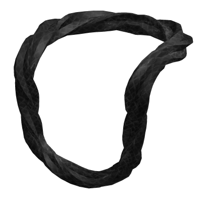 Black Thick Spiral Chain 