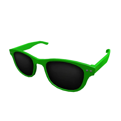 Neon Green Wayfarer Sunglasses