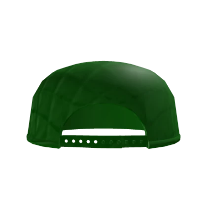 Green Backwards Flatbrim Cap