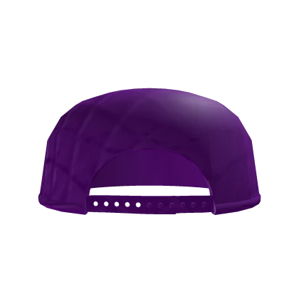 Purple Backwards Flatbrim Cap