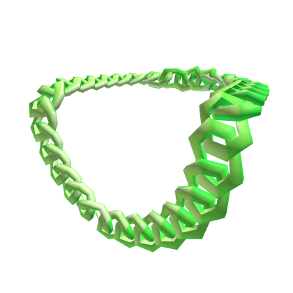 Neon Green Curb Chain