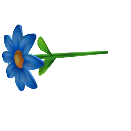 Blue Daisy Flower