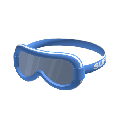 SUPER! Sky Blue Goggles (Covering Eyes)