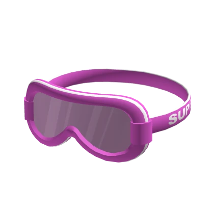 SUPER! Pink Goggles (Covering Eyes)