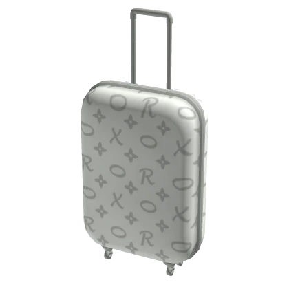 White Luxury Suitcase