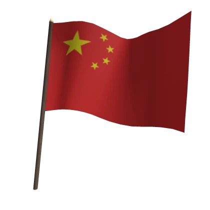 The flag of China