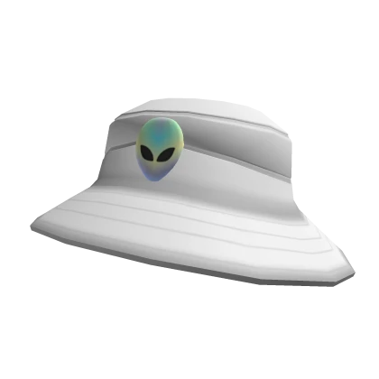 Holographic Alien Trendy Hat