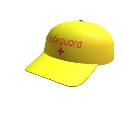 Bright Yellow Lifeguard Cap