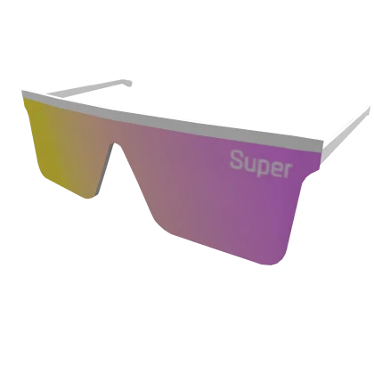 White Miami Super Sunglasses 