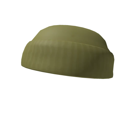 Army Green Short Roll Beanie