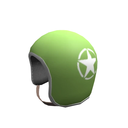 Green Stuntman Helmet