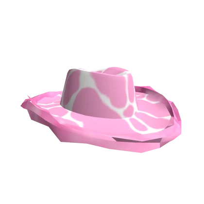 Pink Fuzzy Cowboy Hat