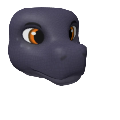 Darker Grey Scalie Dragon Head