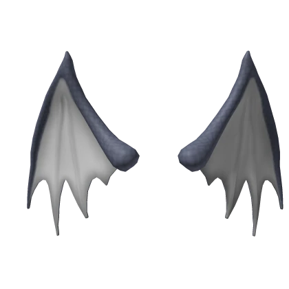 Dark Grey Scalie Dragon Wings