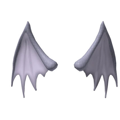 Light Grey Scalie Dragon Wings