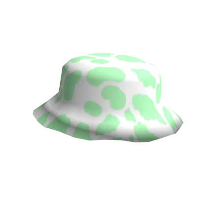 Mint Green Stylish Cow Hat